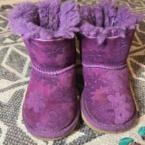 Toddler Girl UGG Floral Mini Bailey Bow Boot